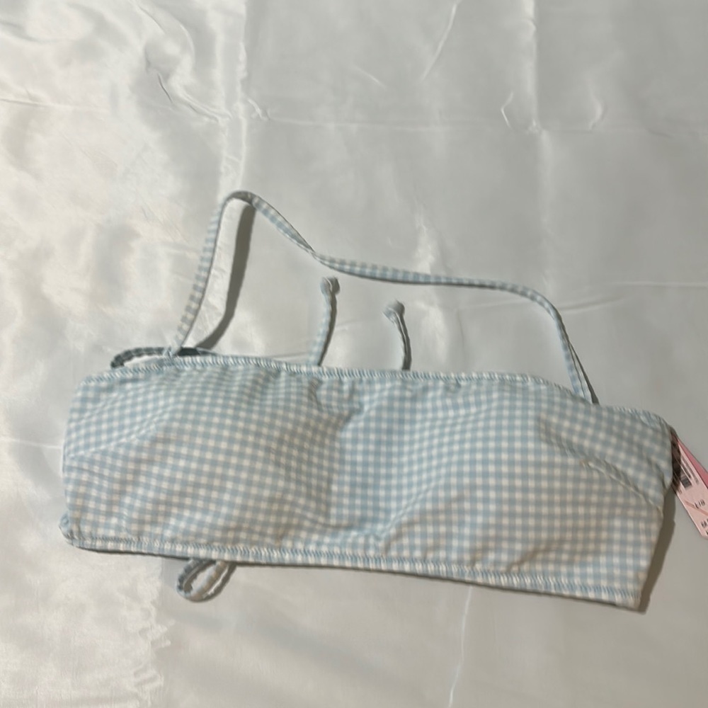 Victorias Secret Gingham Bikini‎ Top NWT